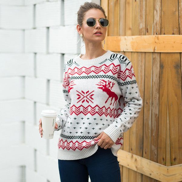 2021 new oversize ugly christmas jumper sweater women autumn winter knit snowflake deer jacquard long sleeve harajuku pullover n9nj, White;black
2021 new oversize ugly christmas jumper sweater women autumn winter knit snowflake deer jacquard long sleeve harajuku pullover n9nj, White;black