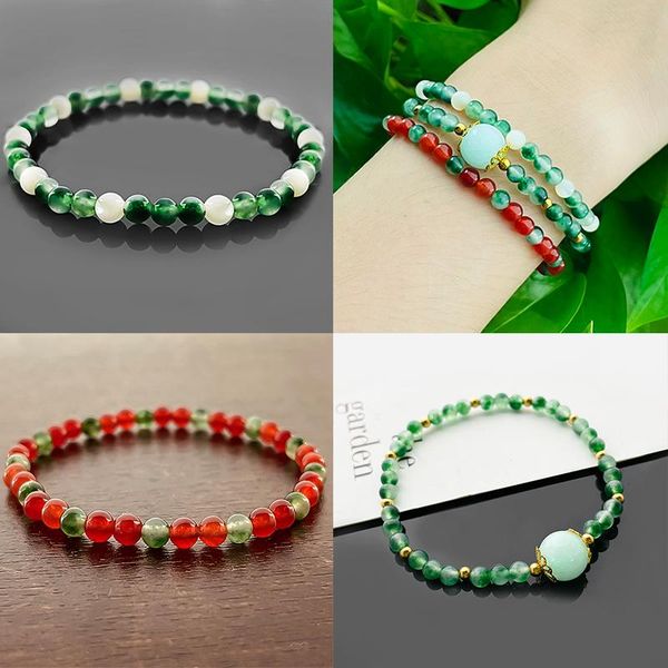 beaded, strands boho green red natural stone bracelet set charm malay jade aquatic agate chalcedony bangles for women luxury jewelry, Black
beaded, strands boho green red natural stone bracelet set charm malay jade aquatic agate chalcedony bangles for women luxury jewelry, Black