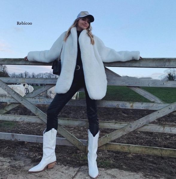 women's fur & faux women ins fashion tide with the same noble lady street style temperament white jacket female imitation winter, Black
women's fur & faux women ins fashion tide with the same noble lady street style temperament white jacket female imitation winter, Black