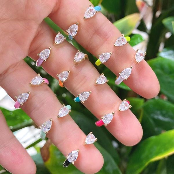 8pcs luxury colorful open adjusted women finger cz 2021 fashion charm colorful ring for gift, Silver
8pcs luxury colorful open adjusted women finger cz 2021 fashion charm colorful ring for gift, Silver