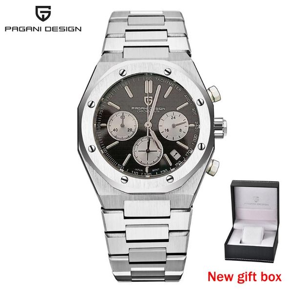 wristwatches 2021 pagani design 40mm luxury quartz watch men sapphire automatic stainless steel 200m waterproof sports chronograph, Slivery;brown
wristwatches 2021 pagani design 40mm luxury quartz watch men sapphire automatic stainless steel 200m waterproof sports chronograph, Slivery;brown