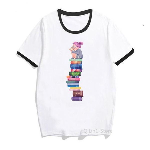 women clothes 2021 vintage t shirt matilda roald dahl watercolour illustration print t-shirt book lovers casual cute tees, White
women clothes 2021 vintage t shirt matilda roald dahl watercolour illustration print t-shirt book lovers casual cute tees, White