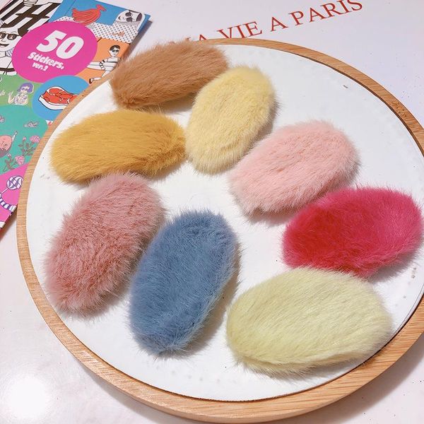 hair accessories 2.95inches autumn winter plush clips ins solid color soft hairpins for girls cute faux fur headwear women, Slivery;white
hair accessories 2.95inches autumn winter plush clips ins solid color soft hairpins for girls cute faux fur headwear women, Slivery;white