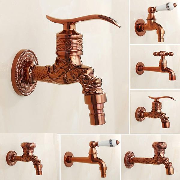 european rose gold plated copper washing machine faucet ceramic handle bibcocks house garden wash sink faucets
european rose gold plated copper washing machine faucet ceramic handle bibcocks house garden wash sink faucets
