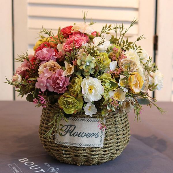 decorative flowers & wreaths 1pc peony vintage silk artificial small rose wedding fake flower festival supply home decor bouquet diy party d
decorative flowers & wreaths 1pc peony vintage silk artificial small rose wedding fake flower festival supply home decor bouquet diy party d