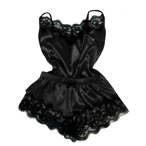 pyjamas women pajama sets lingerie lace v-neck shorts sleepwear women fashion underwear sleeveless pijama mujer, Black;red
pyjamas women pajama sets lingerie lace v-neck shorts sleepwear women fashion underwear sleeveless pijama mujer, Black;red