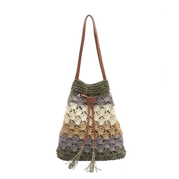 wholesale designer bag straps crossbody tote beach bags handbag fashion shopping bag hollow out patchwork color straw crochet new style
wholesale designer bag straps crossbody tote beach bags handbag fashion shopping bag hollow out patchwork color straw crochet new style
