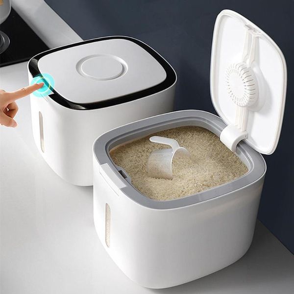 storage bottles & jars 5/10kg rice container bucket kitchen organizer insect-proof moisture-proof box food grain sealed
storage bottles & jars 5/10kg rice container bucket kitchen organizer insect-proof moisture-proof box food grain sealed