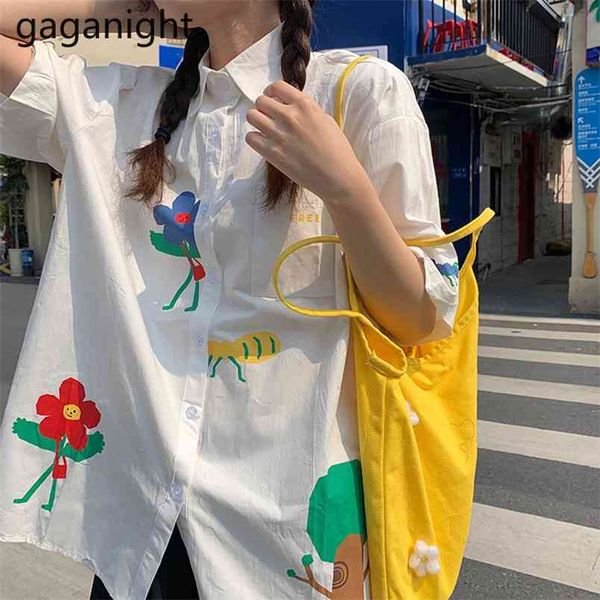 summer short sleeve women blouses and turn-down collar floral preppy style shirt loose blusas chemise femme 210601, White
summer short sleeve women blouses and turn-down collar floral preppy style shirt loose blusas chemise femme 210601, White