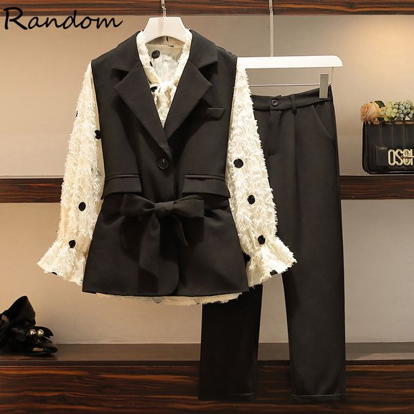 plus size autumn ol three pieces all female shirt vest and office pants double blazer jacket 3 piece workwear suit awrt, Gray
plus size autumn ol three pieces all female shirt vest and office pants double blazer jacket 3 piece workwear suit awrt, Gray