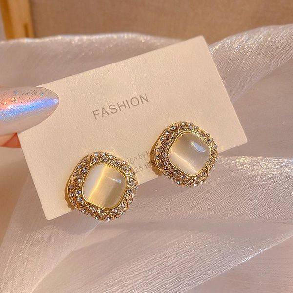 stud trendy 14k real gold plated opal geometric square earrings for women girl jewelry zircon s925 silver needle party, Golden;silver
stud trendy 14k real gold plated opal geometric square earrings for women girl jewelry zircon s925 silver needle party, Golden;silver