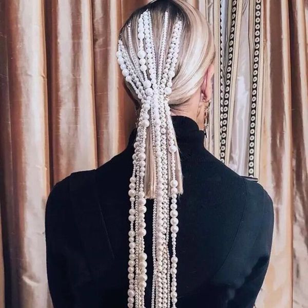 european and american fashion exaggerated braided barrettes long tassel barrettes invisible hair chain hair accessories female fashion, Silver
european and american fashion exaggerated braided barrettes long tassel barrettes invisible hair chain hair accessories female fashion, Silver
