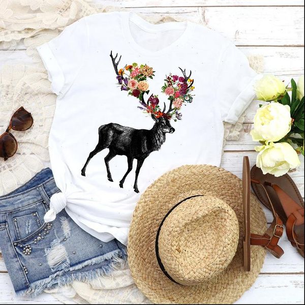 women graphic flower animal 90s cartoon floral fashion girl tees print t shirt clothing female shirt womens t shirt, White
women graphic flower animal 90s cartoon floral fashion girl tees print t shirt clothing female shirt womens t shirt, White
