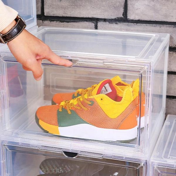 clothing & wardrobe storage clear magnetic shoes box stackable dustproof organizer plastic boots display collectible sneaker container
clothing & wardrobe storage clear magnetic shoes box stackable dustproof organizer plastic boots display collectible sneaker container