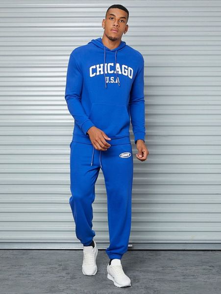 men letter graphic kangaroo pocket drop shoulder drawstring hoodie & sweatpants r5ro#, Gray
men letter graphic kangaroo pocket drop shoulder drawstring hoodie & sweatpants r5ro#, Gray