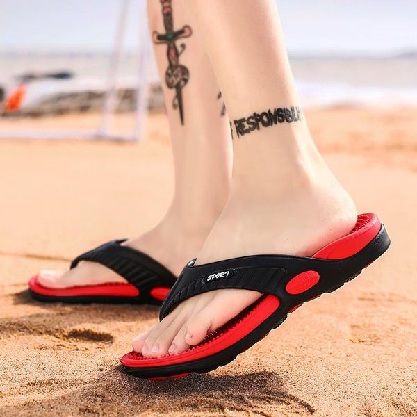 slippers soft men shoes big size fashion massage summer water male sandals flat beach non-slip mens flip flop, Black
slippers soft men shoes big size fashion massage summer water male sandals flat beach non-slip mens flip flop, Black