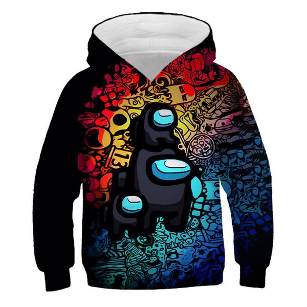 boys fashion sports and leisure sweater 4t-14t autumn new super space exploration game girls among us polyester 3d printed hood, Black
boys fashion sports and leisure sweater 4t-14t autumn new super space exploration game girls among us polyester 3d printed hood, Black