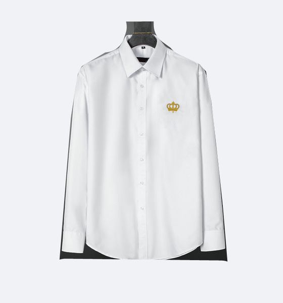 2021 luxurys designers men's business casuals shirt men long sleeve striped slim fit masculina wine social male t-shirts fashion checke, White;black
2021 luxurys designers men's business casuals shirt men long sleeve striped slim fit masculina wine social male t-shirts fashion checke, White;black