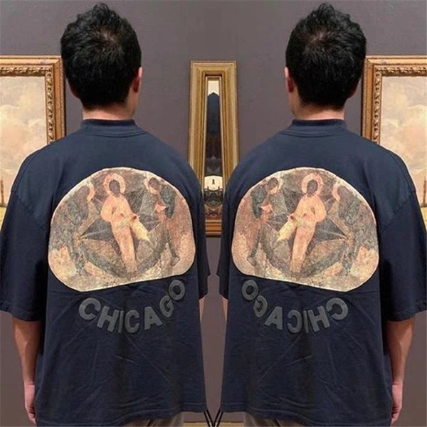 2021 new sunday service kanye west jesus is king t-shirt men women tees foaming printing t shirt oversized 9cho, White
2021 new sunday service kanye west jesus is king t-shirt men women tees foaming printing t shirt oversized 9cho, White
