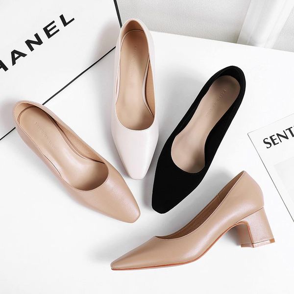 dress shoes leather woman pumps slip-on square high heels 5.5cm toe classic elegant solid black white nude women's
dress shoes leather woman pumps slip-on square high heels 5.5cm toe classic elegant solid black white nude women's