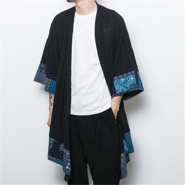 men cotton linen cardigan coat trench jacket male loose shawl long kimono windbreaker outwear a1x5, Tan;black
men cotton linen cardigan coat trench jacket male loose shawl long kimono windbreaker outwear a1x5, Tan;black