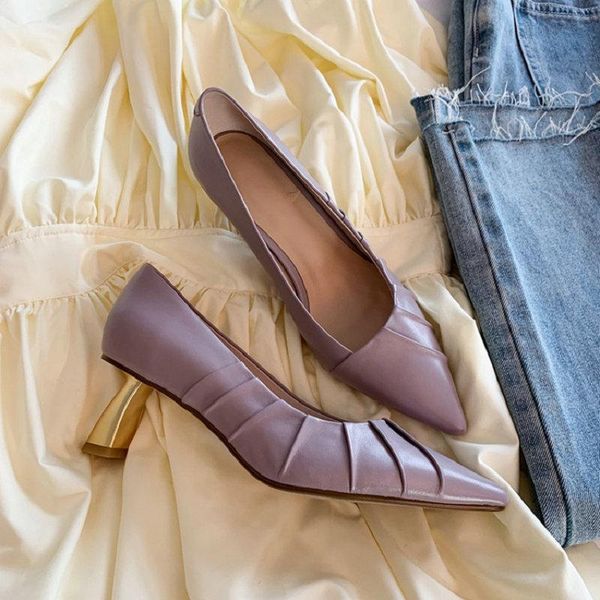 dress shoes zawsthia chic genuine natural leather purple nude pointed toe pleated office lady pumps gold high heels party womens, Black
dress shoes zawsthia chic genuine natural leather purple nude pointed toe pleated office lady pumps gold high heels party womens, Black