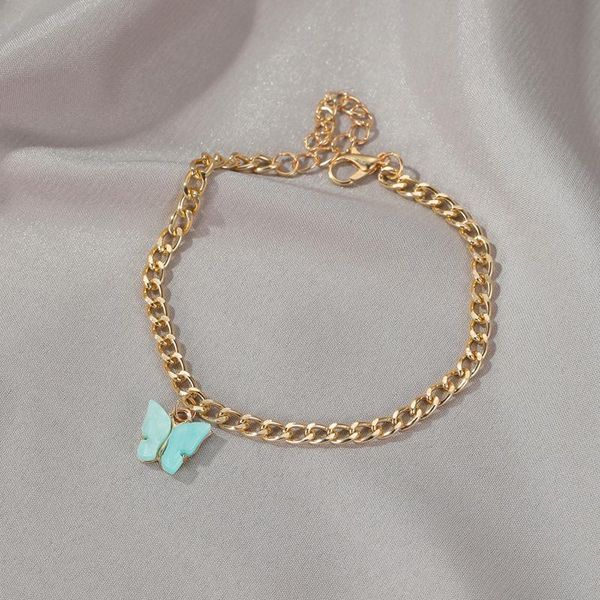 anklets charm acrylic butterfly pendant anklet for women summer beach sandals thick chain bracelet on the leg foot jewelry accessories, Red;blue
anklets charm acrylic butterfly pendant anklet for women summer beach sandals thick chain bracelet on the leg foot jewelry accessories, Red;blue