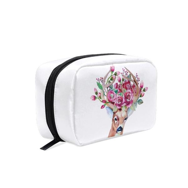 cosmetic bags & cases fengju makeup bag portable toiletries fashionable square organizer for girls lady woman floral deer 
cosmetic bags & cases fengju makeup bag portable toiletries fashionable square organizer for girls lady woman floral deer
