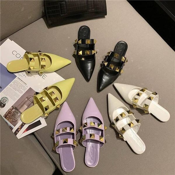 slippers shallow chunky heels mules women slipper leather pointed toe slide ladies slip on shoes black zapatillas mujer casa
slippers shallow chunky heels mules women slipper leather pointed toe slide ladies slip on shoes black zapatillas mujer casa
