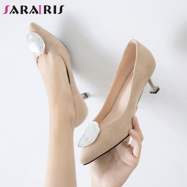 dress shoes sarairis brand fashion female pointed toe metal thin heel casual pumps 2021 spring slip on women office woman, Black
dress shoes sarairis brand fashion female pointed toe metal thin heel casual pumps 2021 spring slip on women office woman, Black