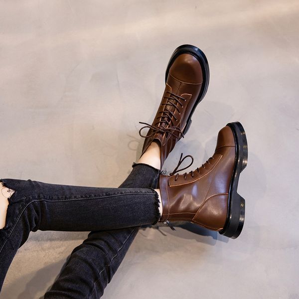 women boots autumn 2020 fashion genuine leather breathable female comfortable autumn winter boots motorcycle shoes round toe
women boots autumn 2020 fashion genuine leather breathable female comfortable autumn winter boots motorcycle shoes round toe