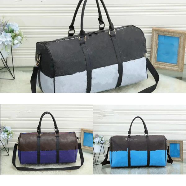 duffle fashion men women travel bag 2021 new bag, leather luggage large capacity sport bag 55cm
duffle fashion men women travel bag 2021 new bag, leather luggage large capacity sport bag 55cm