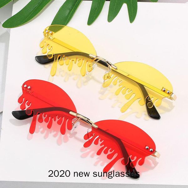 sunglasses 2021 oversized rimless hip hop women fashion flat red blue clear lens one piece men glasses nx, White;black
sunglasses 2021 oversized rimless hip hop women fashion flat red blue clear lens one piece men glasses nx, White;black