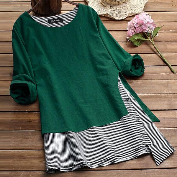 casual dresses lady irregular pullovers dress woman linen fake two pieces shirt long sleeve women plus size blouse, Black;gray
casual dresses lady irregular pullovers dress woman linen fake two pieces shirt long sleeve women plus size blouse, Black;gray