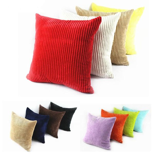 candy color strips corduroy cushion cover car sofa pillow case with zipper, multi sizes
candy color strips corduroy cushion cover car sofa pillow case with zipper, multi sizes
