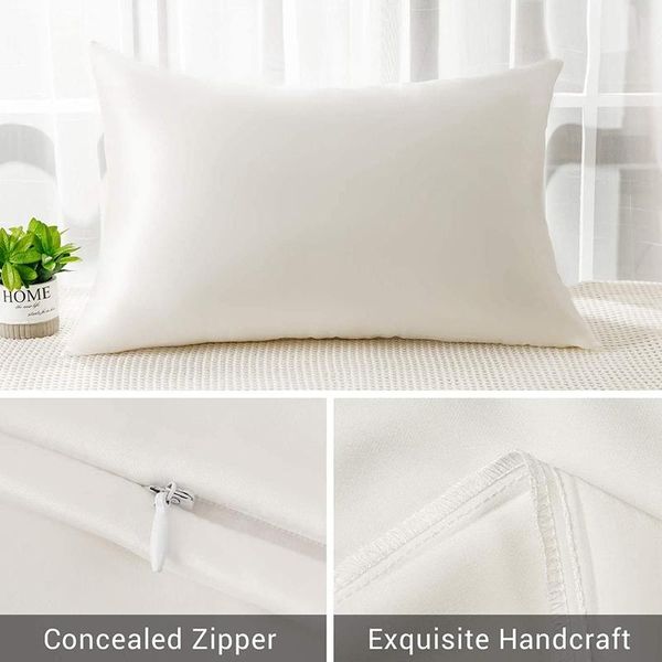 pillow case both sides natural pure mulberry silk pillowcase for hair and skin, 600 thread count 50x75cm
pillow case both sides natural pure mulberry silk pillowcase for hair and skin, 600 thread count 50x75cm
