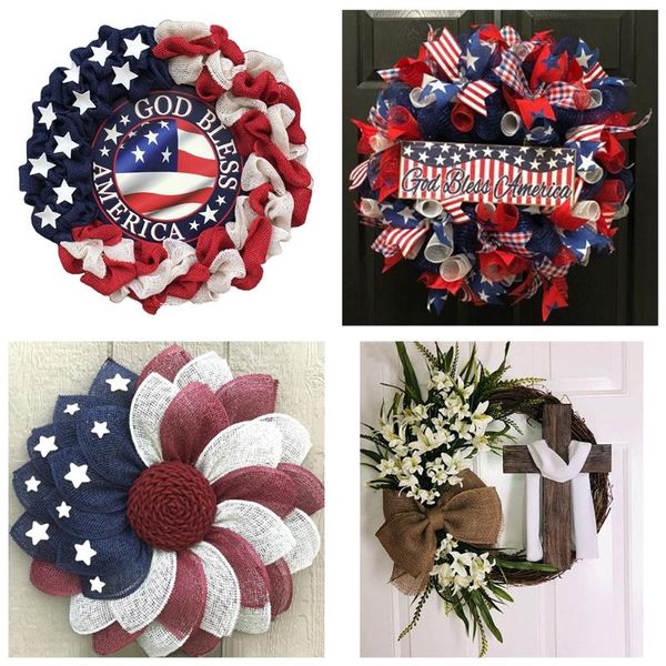 decorative flowers & wreaths 13.78 inches foruth of july front door wreath mesh drop
decorative flowers & wreaths 13.78 inches foruth of july front door wreath mesh drop
