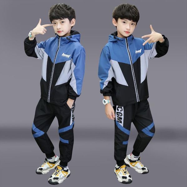 kids clothes sets spring autumn boys leisure hoodie pants sportswear students trousers, White
kids clothes sets spring autumn boys leisure hoodie pants sportswear students trousers, White