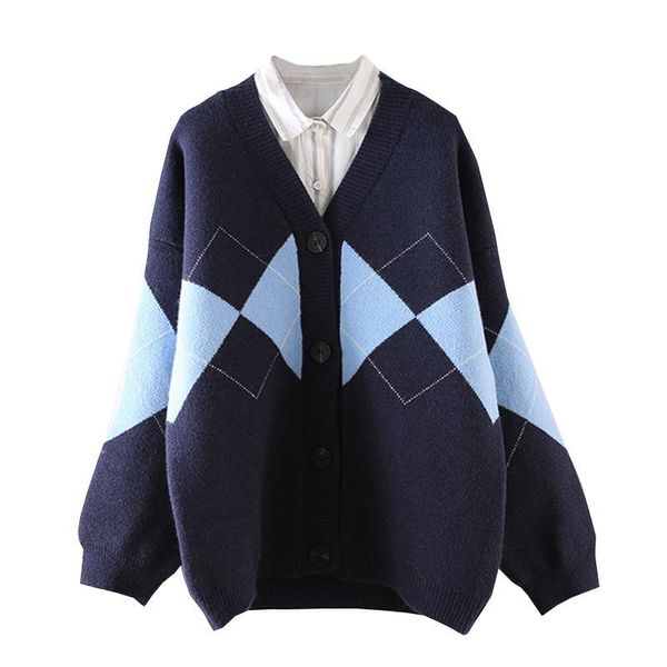 women oversize loose sweater pullover v neck pockets contrasted for autumn winter fashion casual preppy style b01311313, White
women oversize loose sweater pullover v neck pockets contrasted for autumn winter fashion casual preppy style b01311313, White