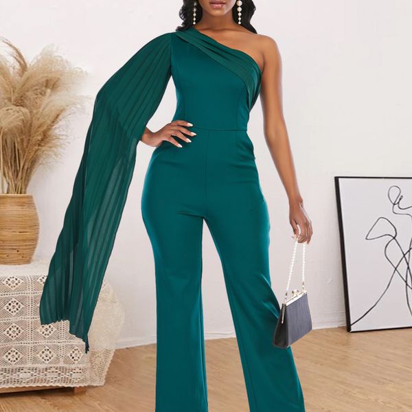2021 new women green one shouder jumpsuits party patchwork pleat wide leg pants celebrate event occasion overalls fall fashion xl b1iu, Black;white
2021 new women green one shouder jumpsuits party patchwork pleat wide leg pants celebrate event occasion overalls fall fashion xl b1iu, Black;white
