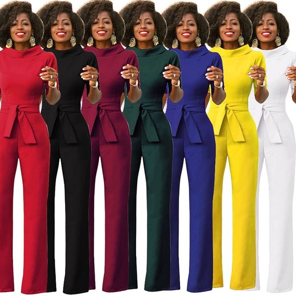 autumn new fashion women's dress solid color lapel five point sleeve high waist wide leg jumpsuit, Black;red
autumn new fashion women's dress solid color lapel five point sleeve high waist wide leg jumpsuit, Black;red