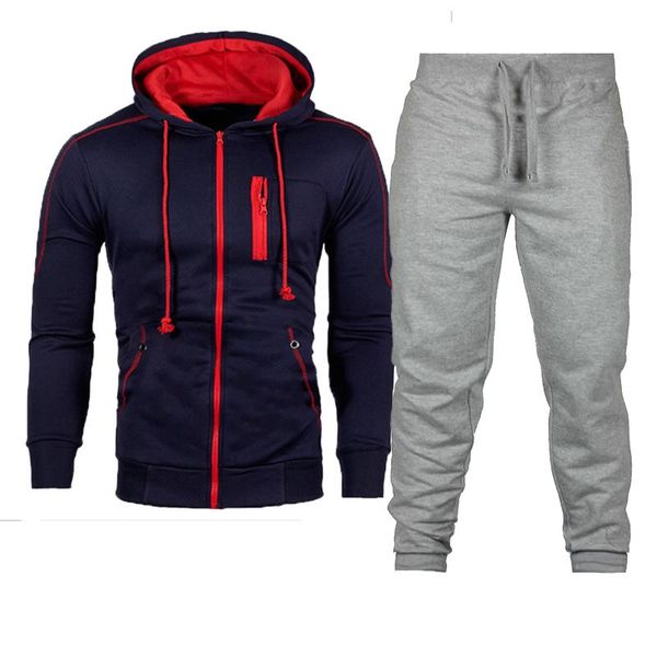 men's hoodie casual sweatshirt suit autumn and winter fashion trend youth selling suit, Gray
men's hoodie casual sweatshirt suit autumn and winter fashion trend youth selling suit, Gray