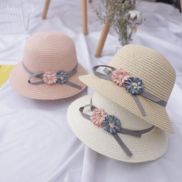 wide brim hats straw hat set with flowers decoration sun cap and bag for girls sweet floral children enfant, Blue;gray
wide brim hats straw hat set with flowers decoration sun cap and bag for girls sweet floral children enfant, Blue;gray
