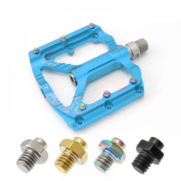 bike pedals road hexagon screw titanium alloy stainless steel pedal anti-sliding nail tc4 accesorios para bicicletas
bike pedals road hexagon screw titanium alloy stainless steel pedal anti-sliding nail tc4 accesorios para bicicletas