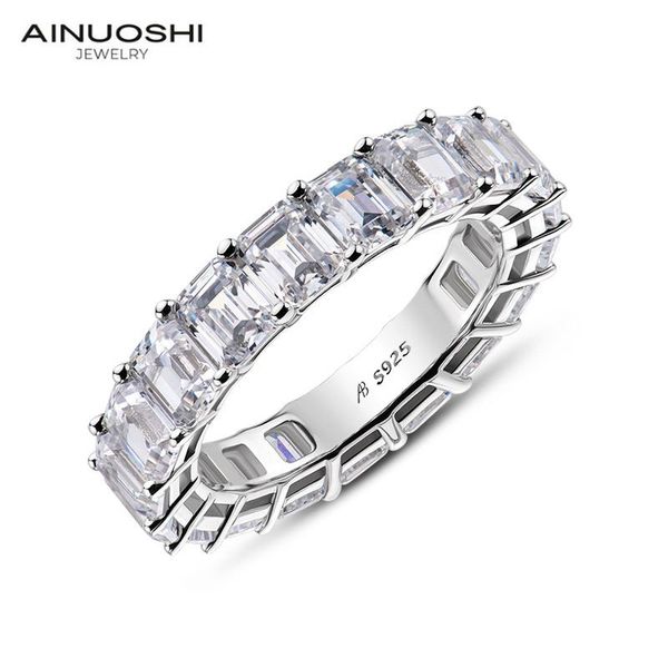 cluster rings ainuoshi 925 sterling silver emerald cut full eternity ring for women sona simulated diamond engagement wedding band, Golden;silver
cluster rings ainuoshi 925 sterling silver emerald cut full eternity ring for women sona simulated diamond engagement wedding band, Golden;silver