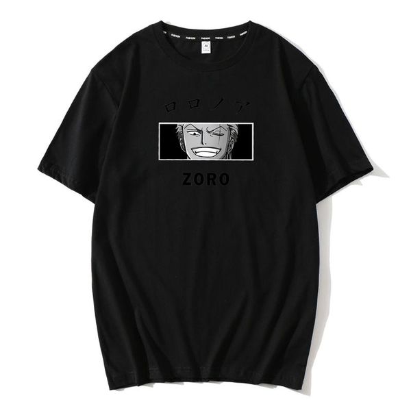 men's t-shirts roronoa zoro print cartoon men one piece anime hooded 2021 brand man woman clothes oversized fashion shirts, White;black
men's t-shirts roronoa zoro print cartoon men one piece anime hooded 2021 brand man woman clothes oversized fashion shirts, White;black
