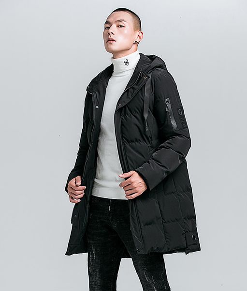 new men parka solid khaki high street fashion winter thick padded long jacket hooded brand outwear down coat, Black;brown
new men parka solid khaki high street fashion winter thick padded long jacket hooded brand outwear down coat, Black;brown