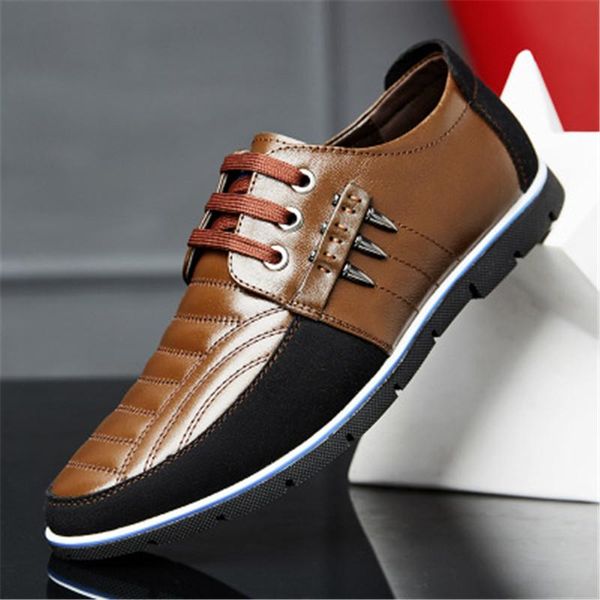 dress shoes men genuine leather elastic band men's design solid tenacity comfortable man's plus sizes 38-48, Black
dress shoes men genuine leather elastic band men's design solid tenacity comfortable man's plus sizes 38-48, Black