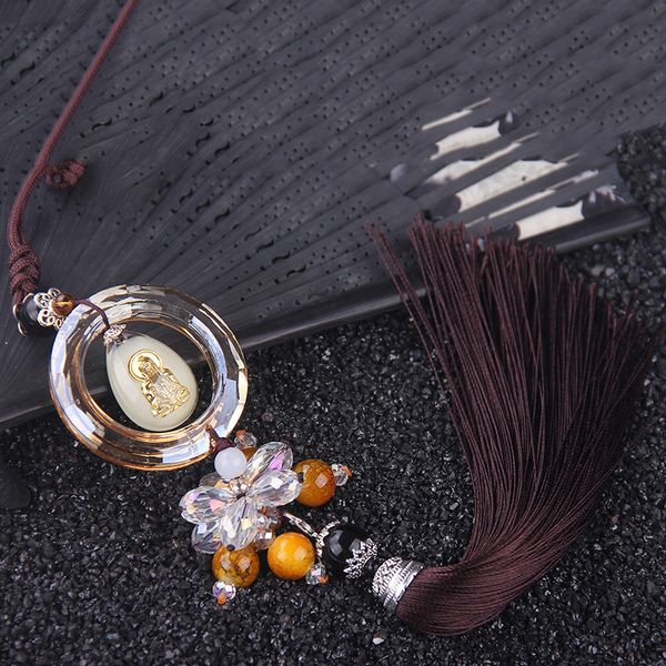 new car interior rearview mirror gold luminous glass decoration pendant with gift box
new car interior rearview mirror gold luminous glass decoration pendant with gift box