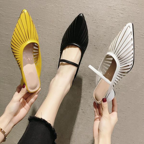sandals hollow out weave women mules solid pointed toe slides round high heels shoes woman elastic band knitted sandales mujer, Black
sandals hollow out weave women mules solid pointed toe slides round high heels shoes woman elastic band knitted sandales mujer, Black